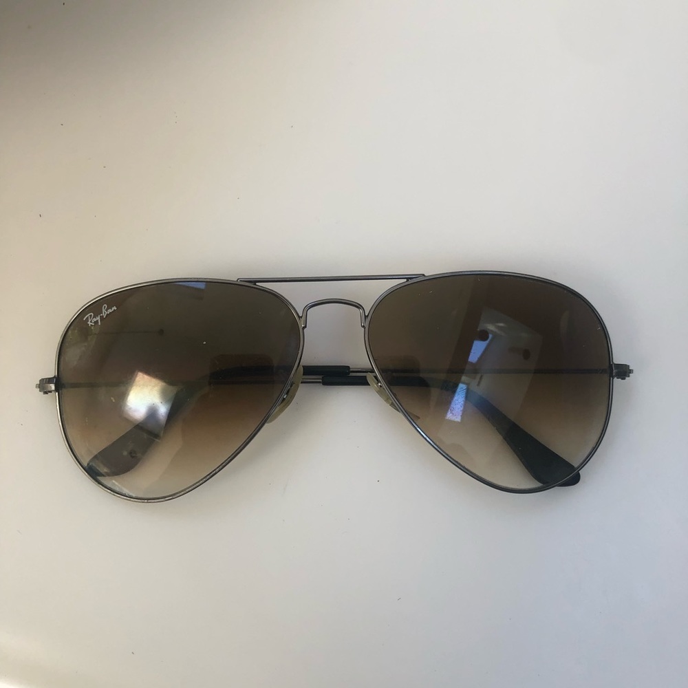 Brown Ray Ban Aviators